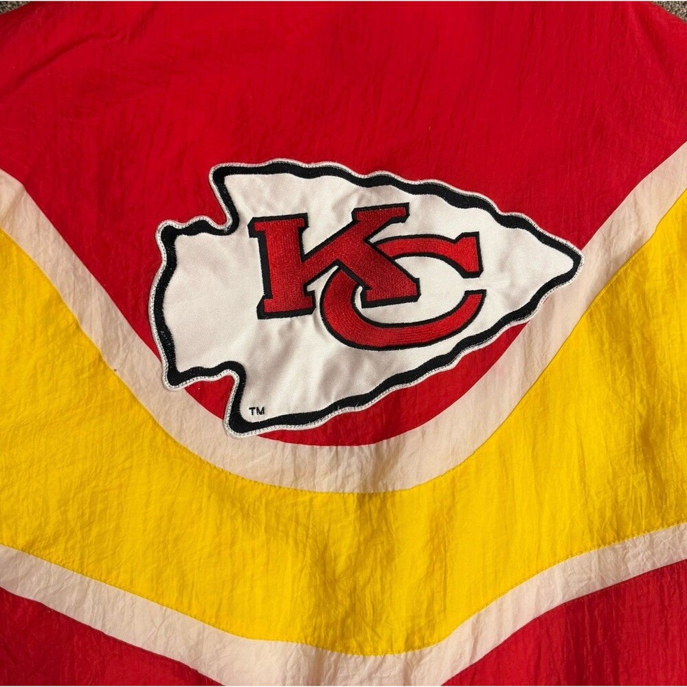 Vintage Kansas City KC Chiefs Pro Line Apex One Puffer Coat Jacket Mens XL 90s
